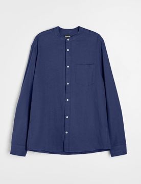 Camicia in viscosa - grey blue