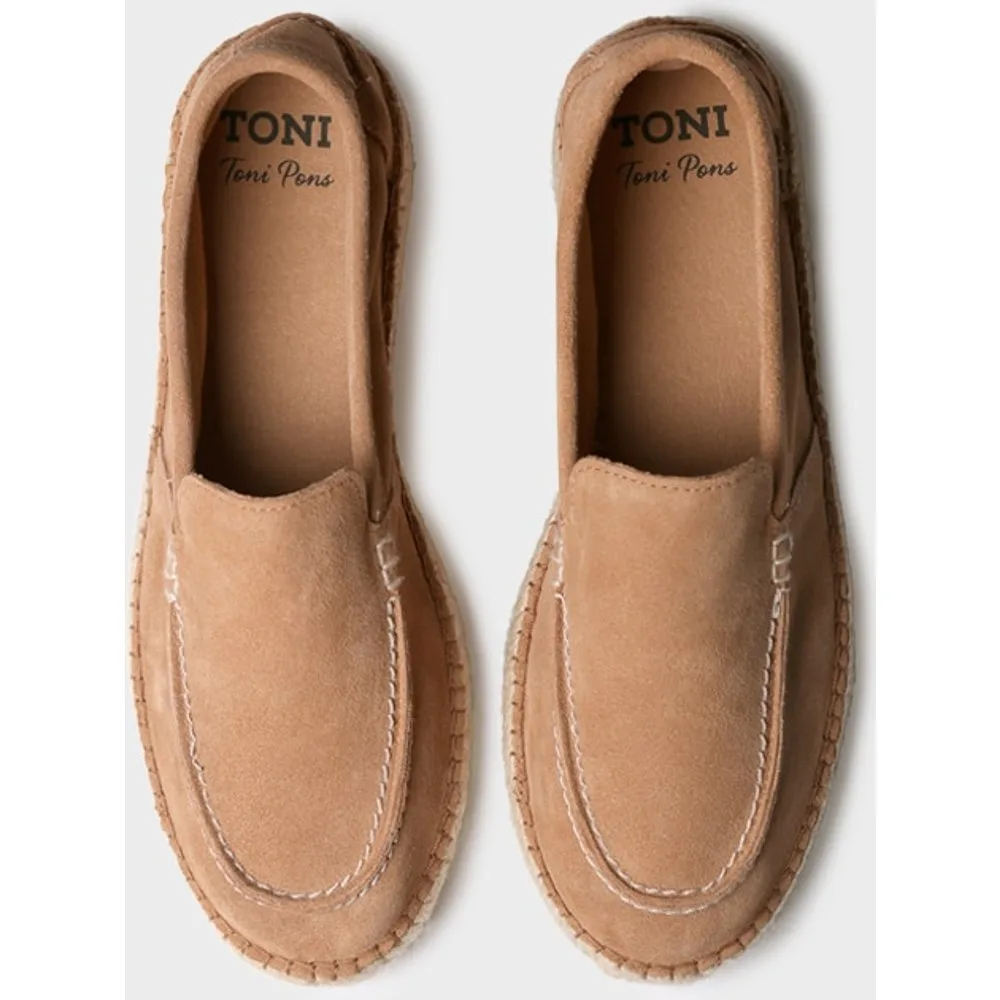 Alpargatas de hombre de serraje tipo mocasín - Toni Pons - FashionsVida