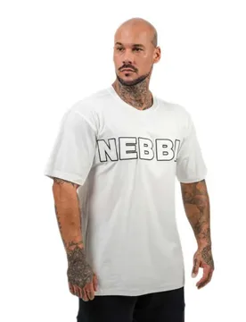 T-shirt à Manches Courtes Loose Legacy White 2XL - Nebbia - FashionsVida