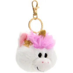 Llavero De Peluche Unicornio