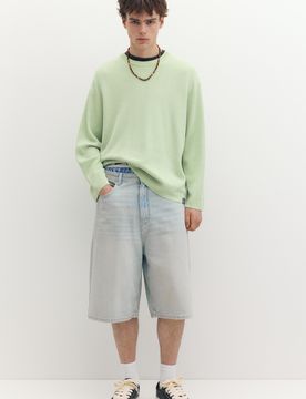 Bermuda In Denim Skater Stwd