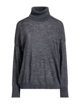 Rollkragenpullover Damen Grau M,S Damen