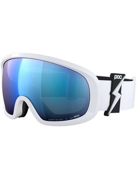 Skibrille Fovea Mid Blixten White/Partly Sunny Blue Weiß