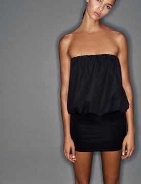 Vestito Corto A Palloncino