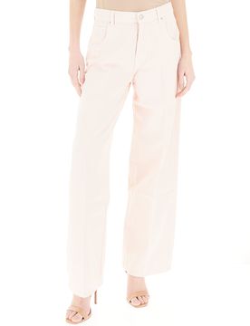 Pantalone wide leg ROSA CHIARO S