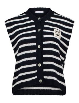 Weste - SL A VT An44dra - XS-S bis L-XL - für Damen - Größe S-M - navy/weiß - Frauen - female