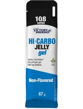 Gel de alto contenido en carbohidratos en ratio 1:0,8 textura gelatina, HI CARBO JELLY GEL 67G NEUTRO de - Victory Endurance - FashionsVida