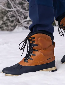Arctic Thermal Extreme Mens Waterproof Snow Boots - Brown - Mountain Warehouse - FashionsVida