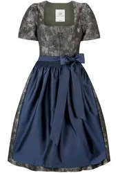 Dirndl Pearl (moosgrün, Gr. 48) von Heimatgwand für Damen, 100% Polyester
