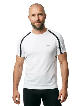 Maglietta A Maniche Corte Toc Game 2 1028086 White M - BOSS - FashionsVida