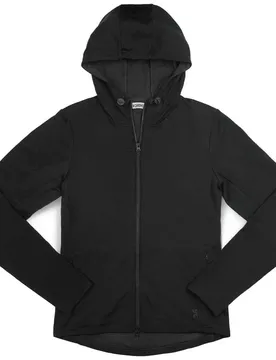 Felpa Con Zip Merino Cobra 3.0 Black