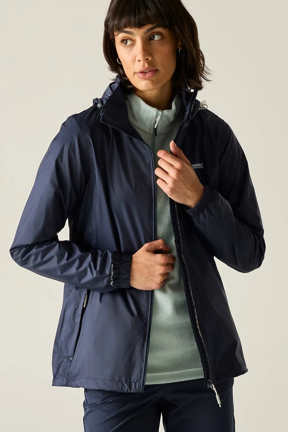 Corinne IV Waterproof Packaway Jacket - Mid Navy - Size: 26 - Regatta - FashionsVida