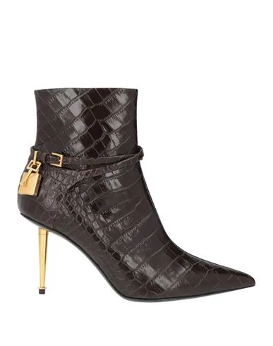 Stiefelette Damen Dunkelbraun 37 Damen - Tom Ford - FashionsVida
