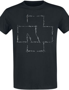 T-Shirt - Stacheldraht - S bis 3XL - für Männer - Größe 3XL - schwarz - Lizenziertes Merchandise! - Männer - male