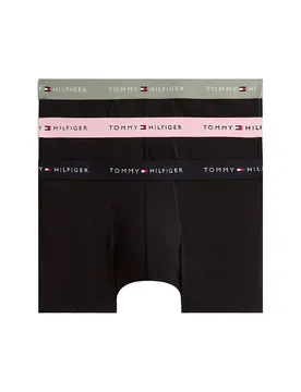Boxers Um0um03890 Trunk 3 Unità Black / Utility Sage / Black / Bonita Pink 2XL