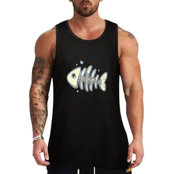 Fishbone Tank Top Lightweight Basic Tank Top Cotton Casual Undershirt