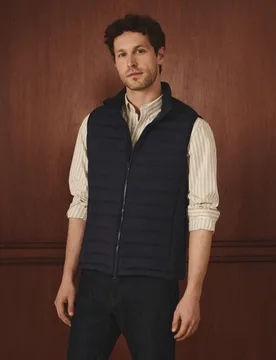 CHALECO DE HOMBRE ACOLCHADO PLUMA NATURAL - Lloyd's - FashionsVida