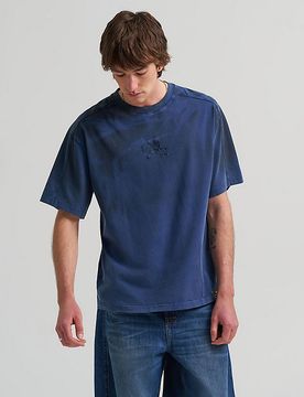 X Feng Chen Wang Tee Navy Größe XL male