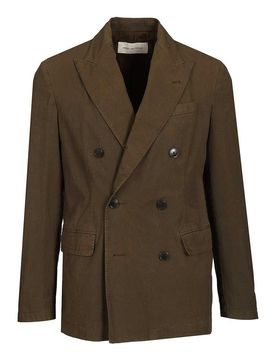Blazer in cotone doppiopetto