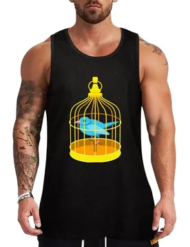 Blue Bird Lamentation Tank Top Casual Work Tank Top Utility Sleeveless Shirt - Aliexpress - FashionsVida