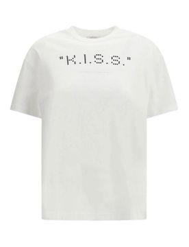 T-shirt Reg con citazione del bacio