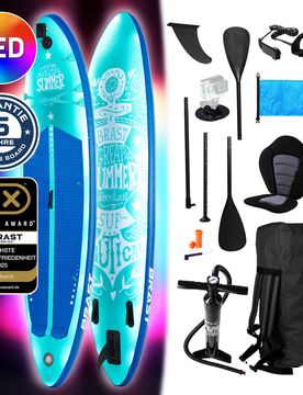 SUP Board aufblasbar LED SUMMER 320 petrol
