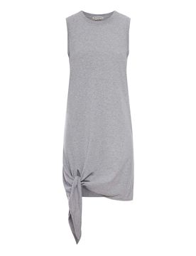 Vestito con orlo annodato