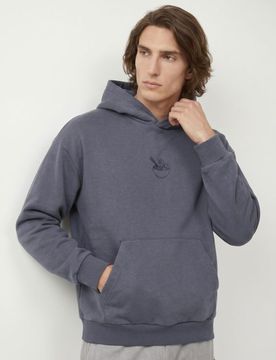 Felpa con cappuccio comfort con ricamo - altro