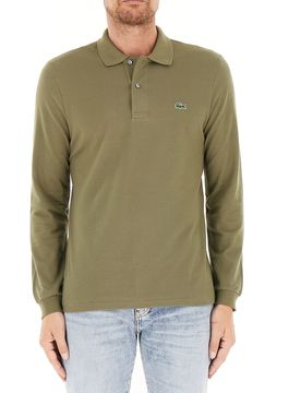 Polo maniche lunghe VERDE OLIVA 4