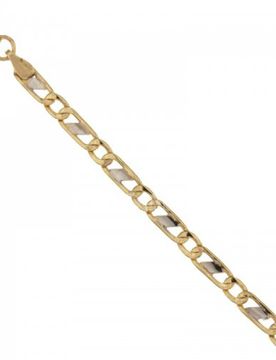 Bracciale Uomo in Oro Giallo e Bianco 803321731247
