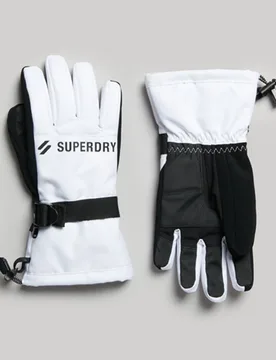 Superdry Herren Snow Handschuhe Weiß - Größe: M - 49.99 - FashionsVida