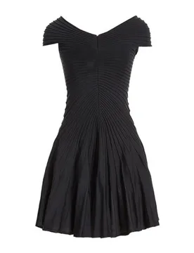 Minivestido Mujer Carbón 38 Mujer - Alaïa - FashionsVida