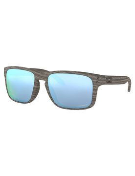 Polarisierte Sonnenbrillen Holbrook Woodgrain Prizm Deep Water Polar Braun