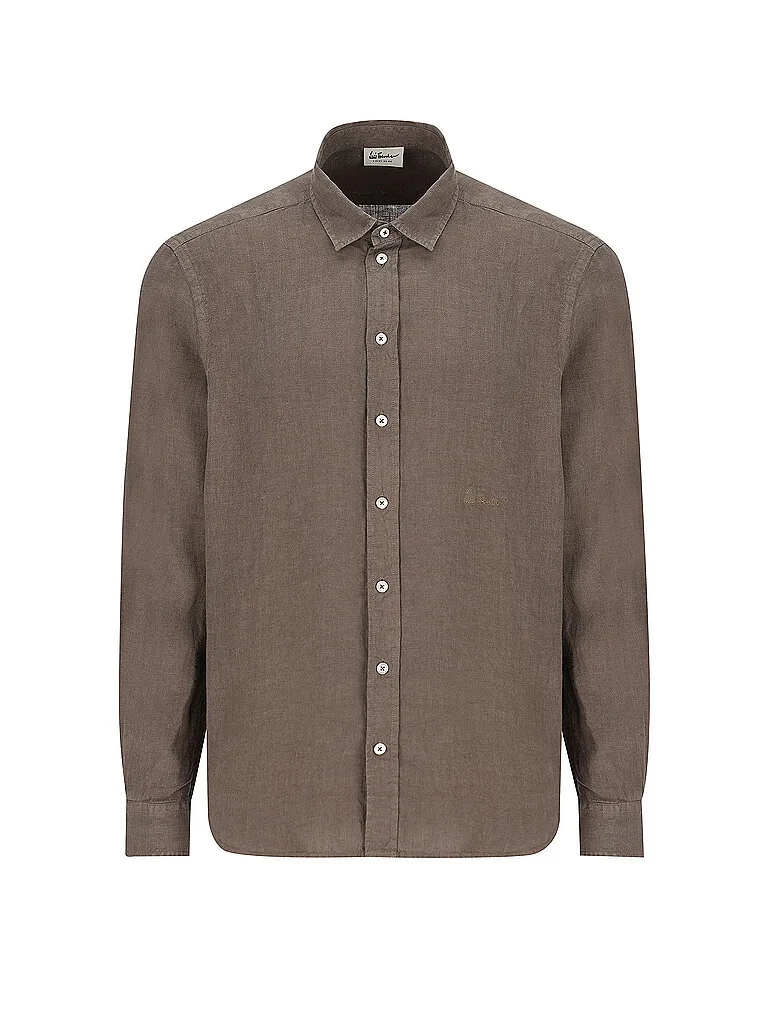Camicia tradizionale LUBODE marrone chiaro L - LUIS TRENKER - FashionsVida