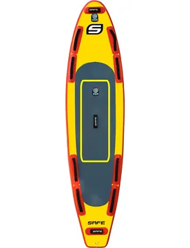 Ensemble De Paddle Surf Gonflable Patrol Rescue 11´0´´ Yellow / Red 335.3 cm unisex