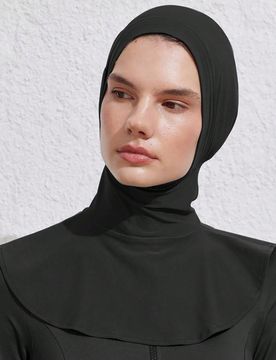 Pieza Accesorio de abaya Pañuelo de cabeza para traje de baño de verano, de uso rápido, diseño de cuello extendido, adecuado para vestidos de muje