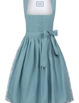 Dirndl Bojana (petrol, Gr. 34) von Heimatgwand für Damen, 60% Baumwolle, 40% Leinen