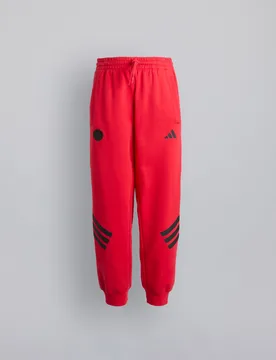 Manchester United x Kids Future Icons Wide Joggers Red 9-10Y - Adidas - FashionsVida