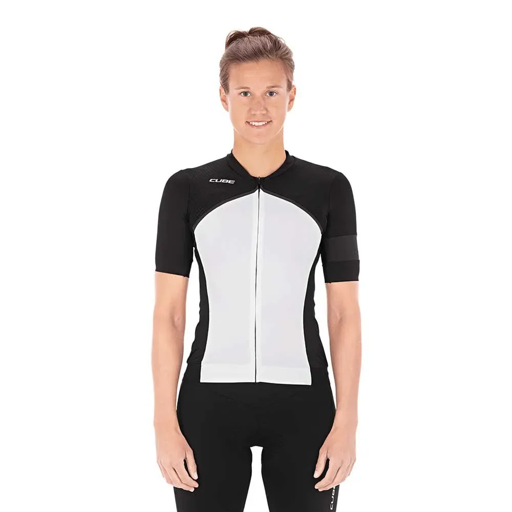 Maglia A Maniche Corte Blackline White / Black - CUBE - FashionsVida
