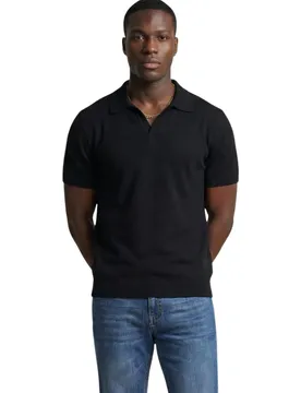 Yos Herren Polo Schwarz 517078