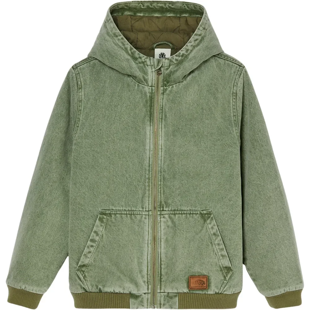 Felpa Con Zip Dulcey Denim Co Deep Forest 10 Anni - Element - FashionsVida