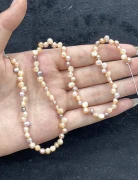 Natural Freshwater Pearl Multicolored Double-Sided 37-Hole Bead 4-5mm Make Supplie Necklace Bracelet Jewelry Earring Accessories - Aliexpress - FashionsVida