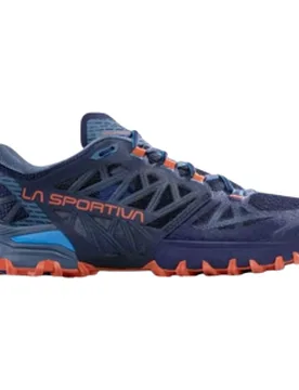 BUSHIDO III Trailschuhe Herren Deep Sea/Cherry Tomato 42 - La Sportiva - FashionsVida