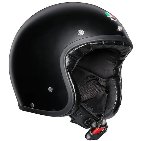 Casco Moto Jet Legend X70 Mono Nero Opaco taglia S - AGV - FashionsVida