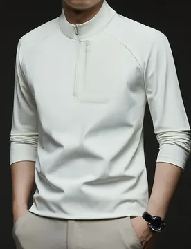 Man's Warm Winter T-shirts With Fleece Sports Wear Quality Tops & Tee Long Sleeve Outdoor Casual Youth Autumn Turtleneck Clothes - Aliexpress - FashionsVida