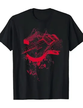 Graphic Guitar Cool Rock Music Musician Gift pattern design-100% cotton summer O-neck short sleeve casual printed men's T-shirt - Aliexpress - FashionsVida