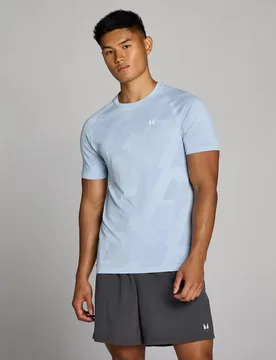 Camiseta sin costuras Tempo Pillar Graphic para hombre de MP - breeze - XXXL - MyProtein - FashionsVida