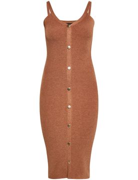 NAEMI Vestido de punto caramelo