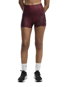 Leggings Courts Tropical Speed 3´´ Aop Ruby Noir L - Puma - FashionsVida