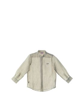 SUN68 Camicia in lino SABBIA 16A